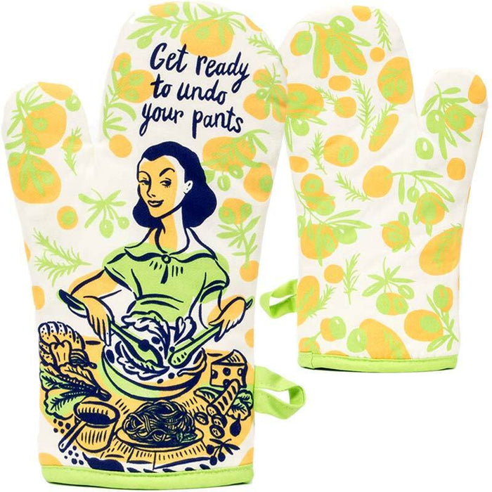 Get Ready to Undo Your Pants Oven Mitt by Blue Q