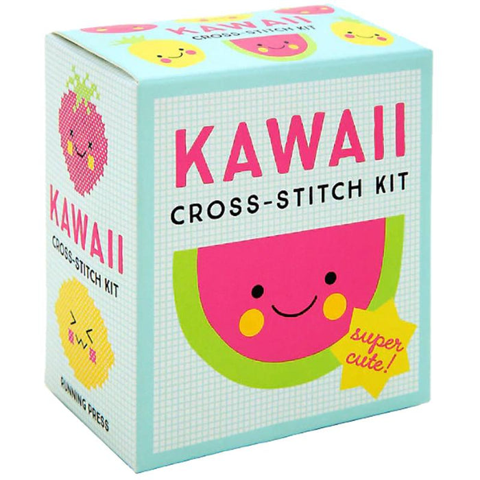 Kawaii Cross-Stitch Kit by Running Press
