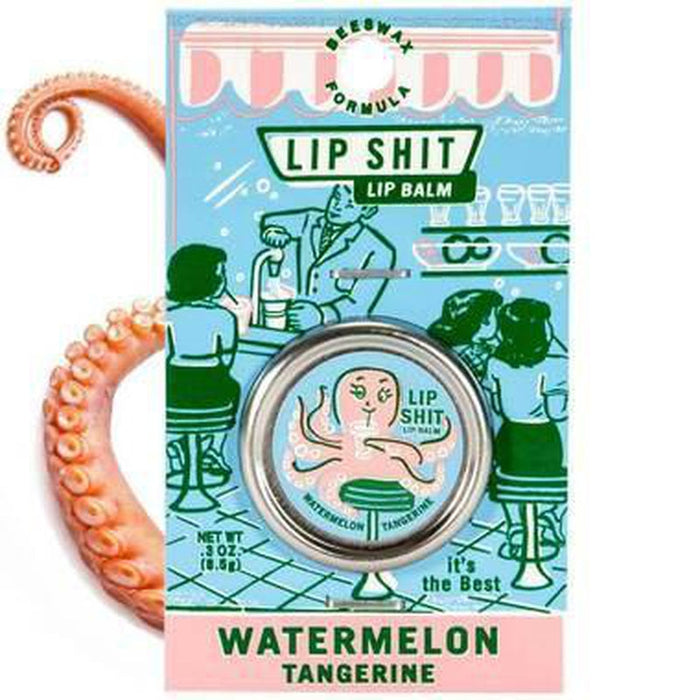 Lip Shit Watermelon Tangerine Lip Balm by Blue Q