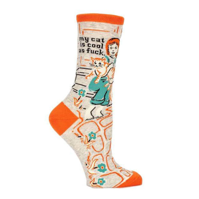 My Cat Is Cool As F*ck Socks by Blue Q