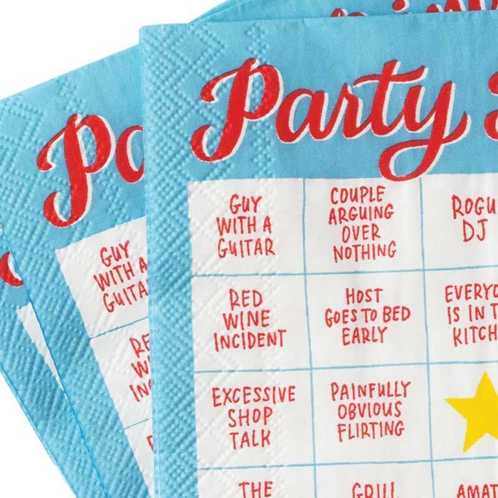 Party Bingo Cocktail Napkins by Emily McDowell & Friends