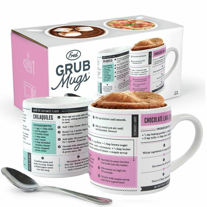 Sweet And Salty Grub Mugs by Fred & Friends