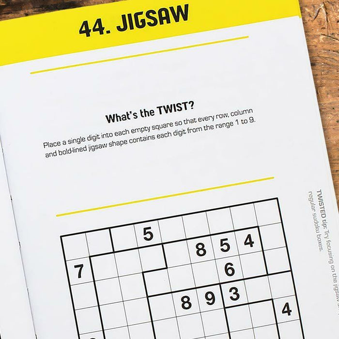 Twisted Sudoku Puzzle Book by Ginger Fox