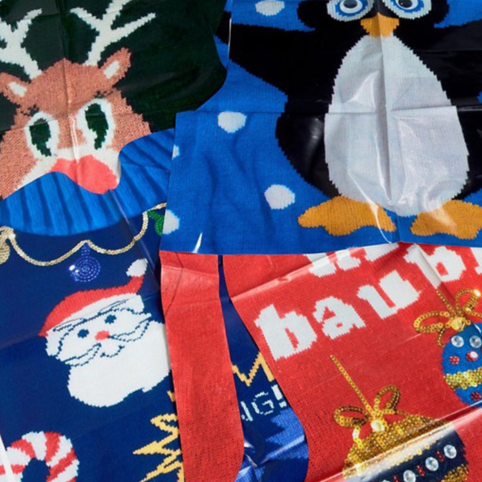 Ugly Christmas Sweater Dinner Bibs by Talking Tables