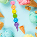 Ice Cream Cone Scented Stacking Erasable Crayons - Ooly