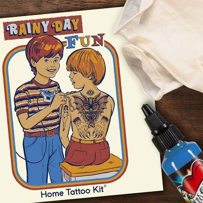 Rainy Day Fun Home Tattoo Kit Greeting Card - Ohh Deer