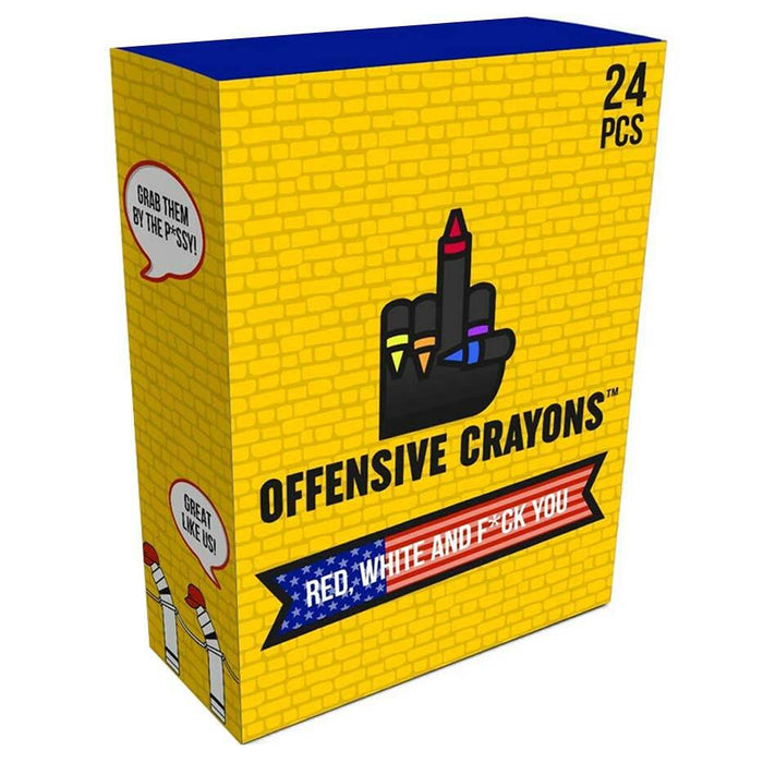 Offensive Crayons - Red White and F*ck You Politically Offensive Crayons
