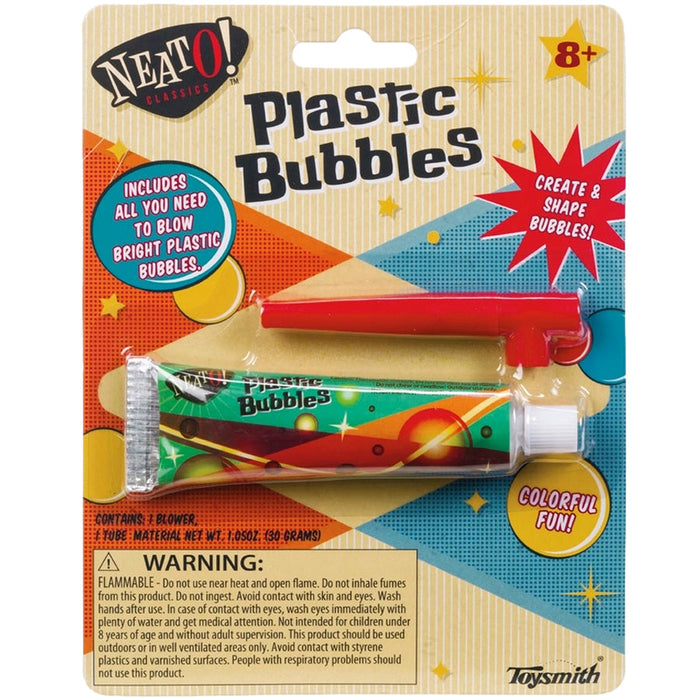 Neato! Plastic Bubbles, Blow & Shape Your Own 