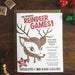 Retro Reindeer Games Christmas Card - a. favorite design