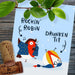 Rockin' Robin + Drunken Tit Bird Card - Lucy Maggie Designs