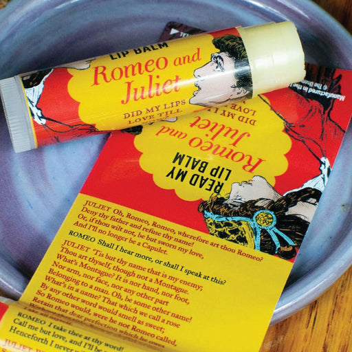 Romeo & Juliet Read My Lip Balm - Fun Gift for Shakespeare Fans