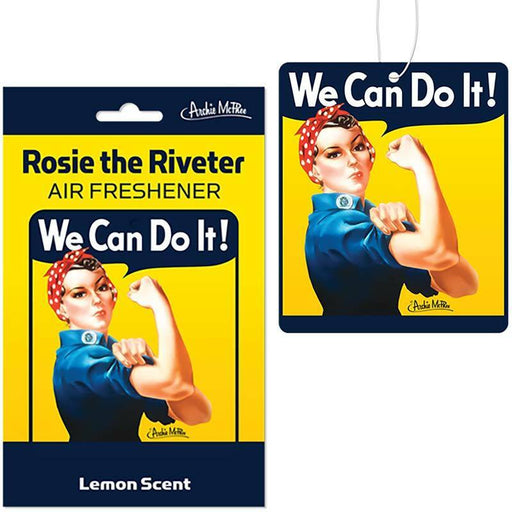 Rosie the Riveter Air Freshener - Archie McPhee