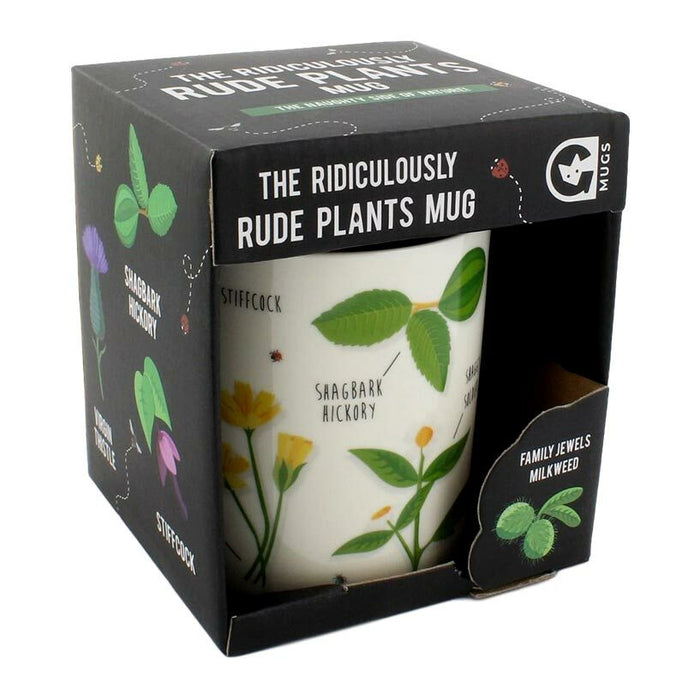 The Ridiculously Rude Plants Mug by Ginger Fox