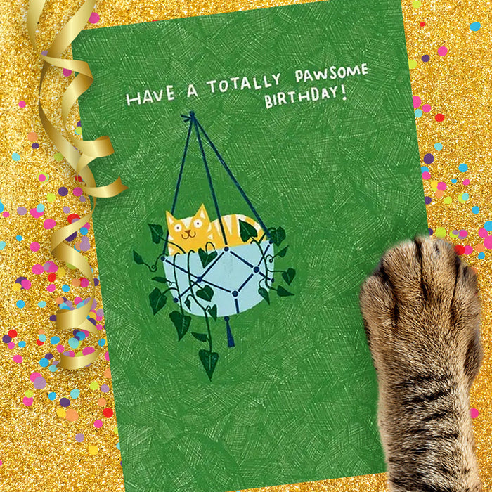 Sarcastic Your Cat Has Too Much Power Over You Birthday Card