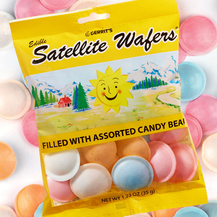 Satellite Wafers Filled with Assorted Candy Beads