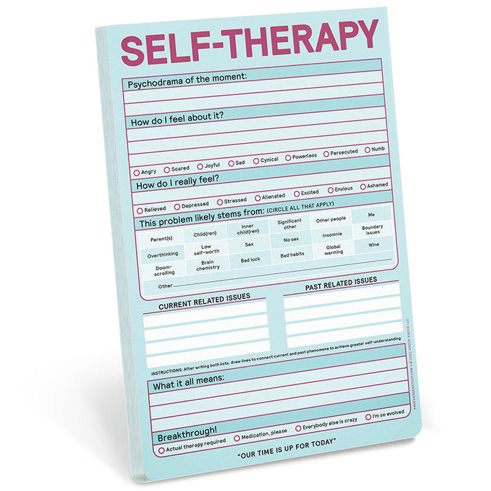Self-Therapy Note Pad - Knock Knock