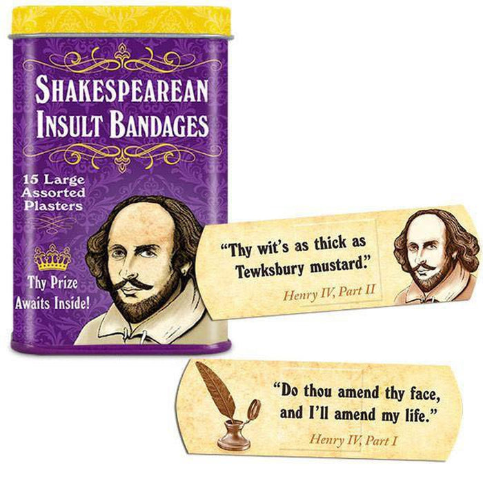 Shakespearean Insult Bandages - Archie McPhee