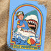 Stay Positive Encouragement Card - Shark Attack by Steven Rhodes