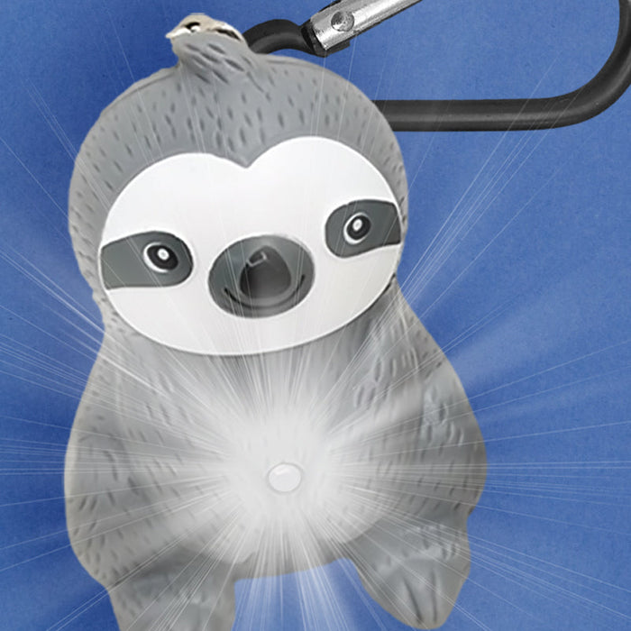 Sloth Keychain with LED + Sound - Perpetual Kid