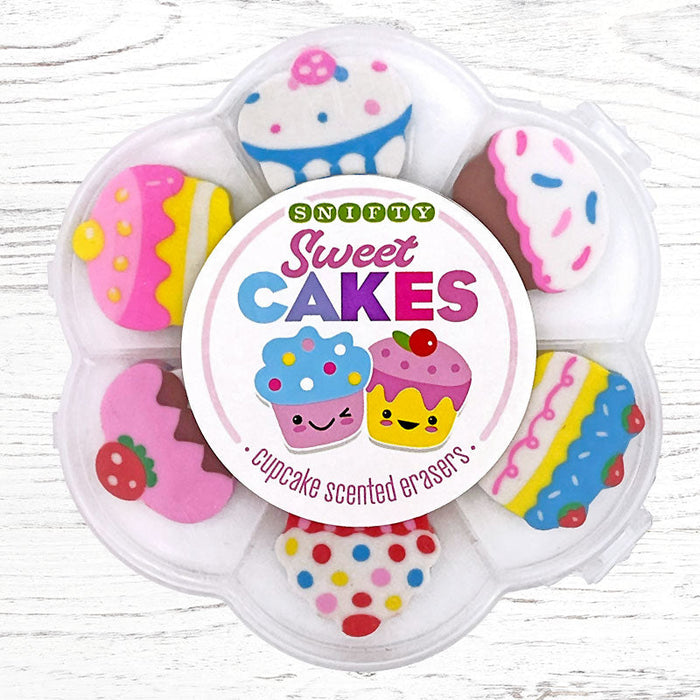 Sweet Cakes Cupcake Scented Erasers - Snifty