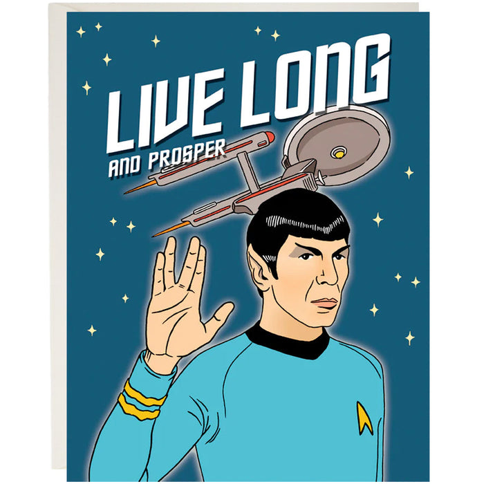 Live Long And Prosper Birthday Card