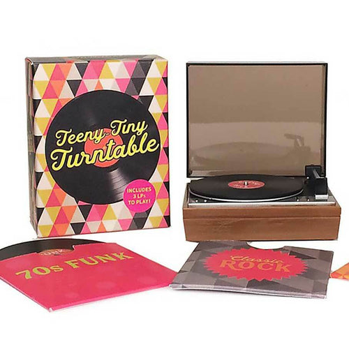 Teeny-Tiny Record Turntable - Unique Gifts - Running Press