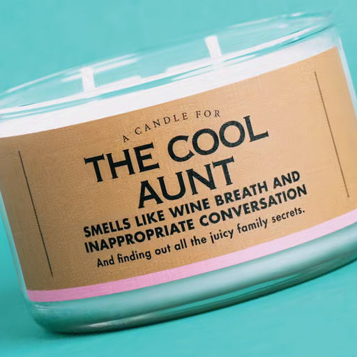 A Candle For The Cool Aunt - Whiskey River  - Funny Candle