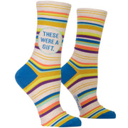 These Were A Gift Socks - Blue Q