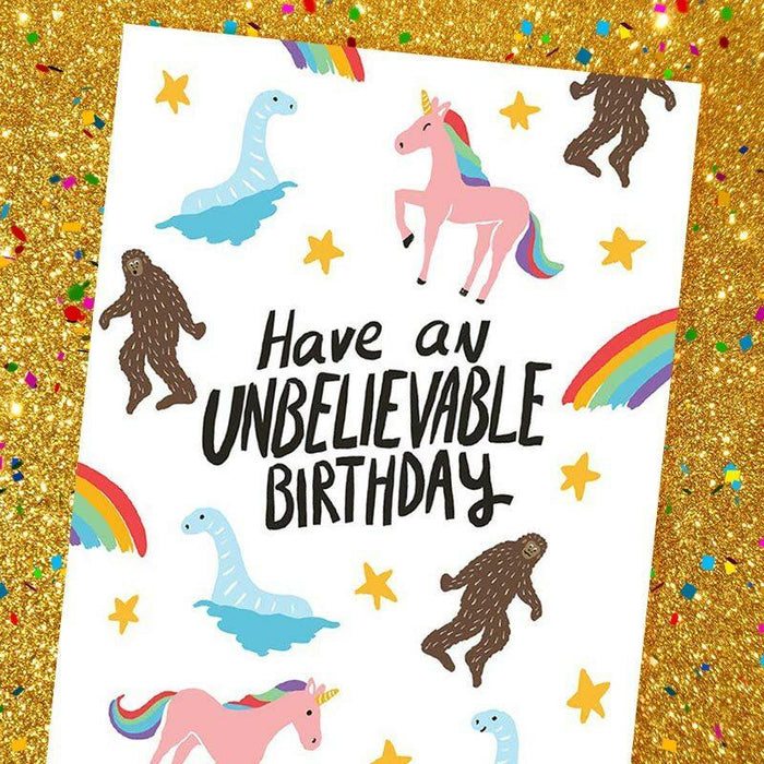 Unbelievable Birthday Card - Kat French Design