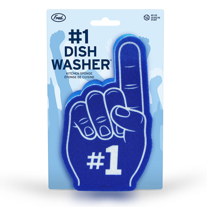 #1 Dishwasher Foam Finger Kitchen Sponge - Unique Gift