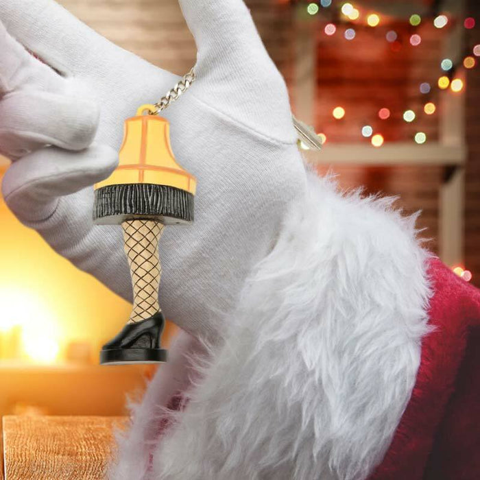A Christmas Story Leg Lamp Talking Keychain - Unique Gift by NECA