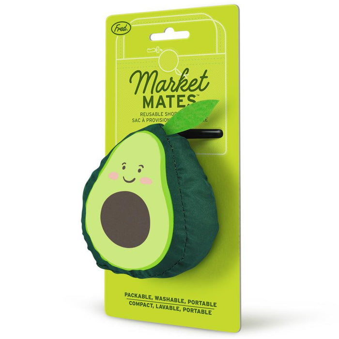 Avocado Market Mate Foldable Bag - Unique Gift by Fred