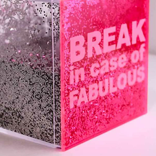 Break in Case of Fabulous Glitter Box - Unique Gift by Boston America