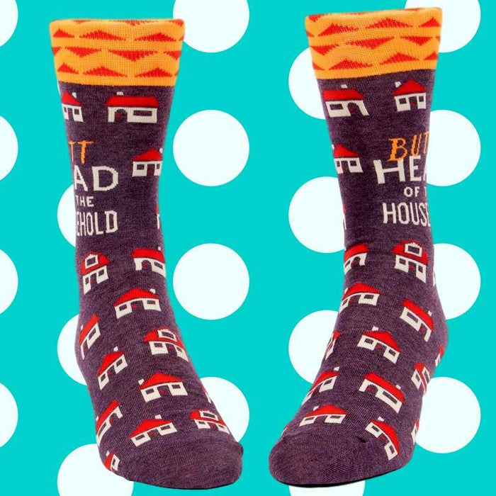 Butthead Of The Household Men's Socks - Unique Gift by Blue Q