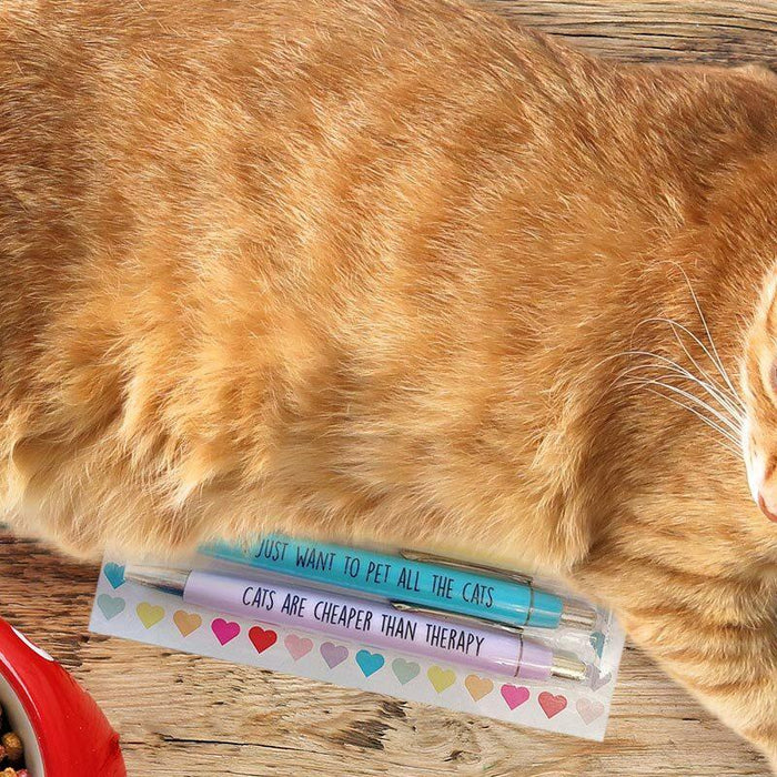 Cat Lovers Pen Set - Unique Gift by Fun Club