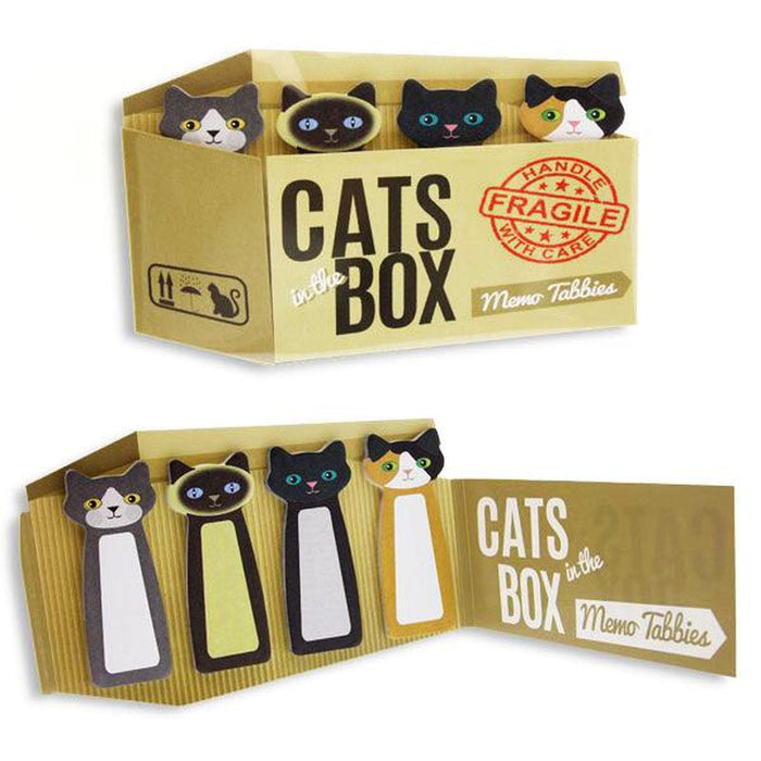 Cats in the Box Memo Tabbies - Unique Gift by Streamline