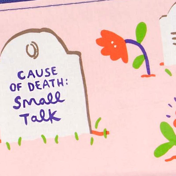 Cause of Death: Small Talk Pencil Case - Unique Gift by Blue Q