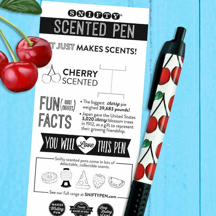 Cherry Scented Pen - Unique Gift by Snifty