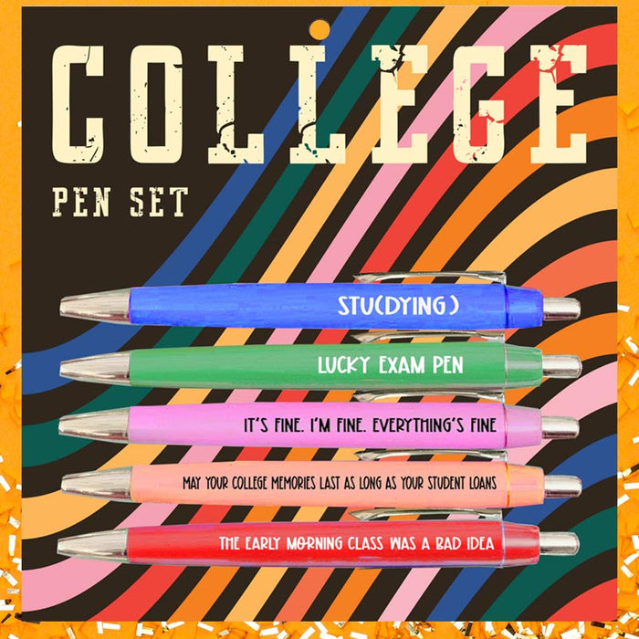 College Pen Set - Unique Gift by Fun Club