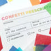 Confetti Prescription Greeting Card - Unique Gift by Praxis Design Studio