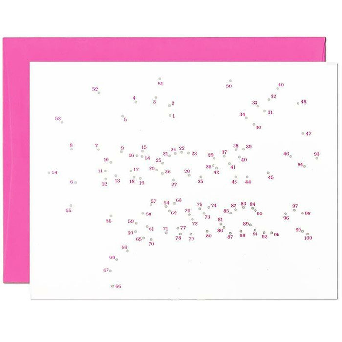 Connect The Dots F*ck Yeah Card - Unique Gift by Warren Tales Greeting Cards