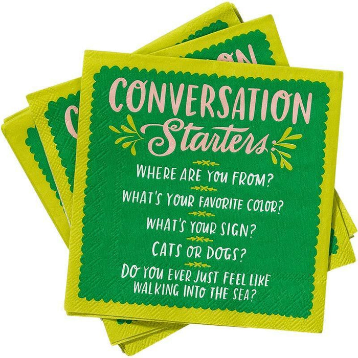 Conversation Starters Cocktail Napkins - Unique Gift by Emily McDowell & Friends