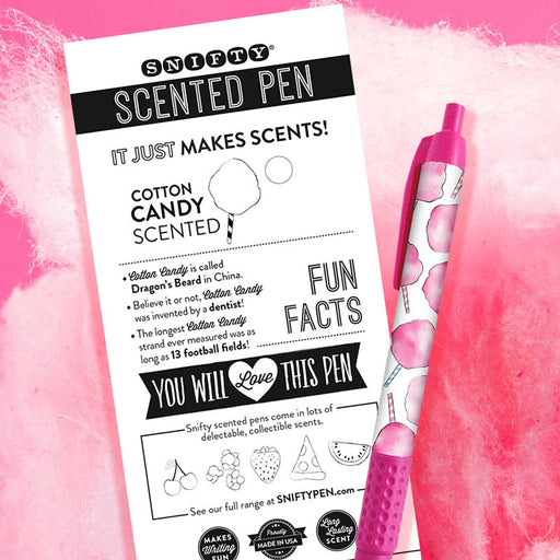 Cotton Candy Scented Pen - Unique Gift by Snifty