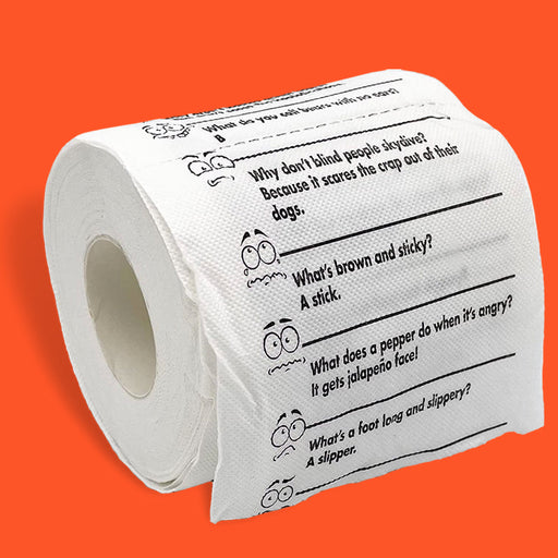 Crap Jokes Toilet Paper - Unique Gift by Island Dogs