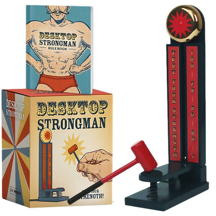 Desktop Strongman Carnival Toy - Unique Gift by Running Press