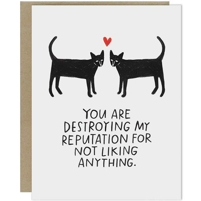 Destroying My Reputation Greeting Card - Unique Gift by Emily McDowell & Friends