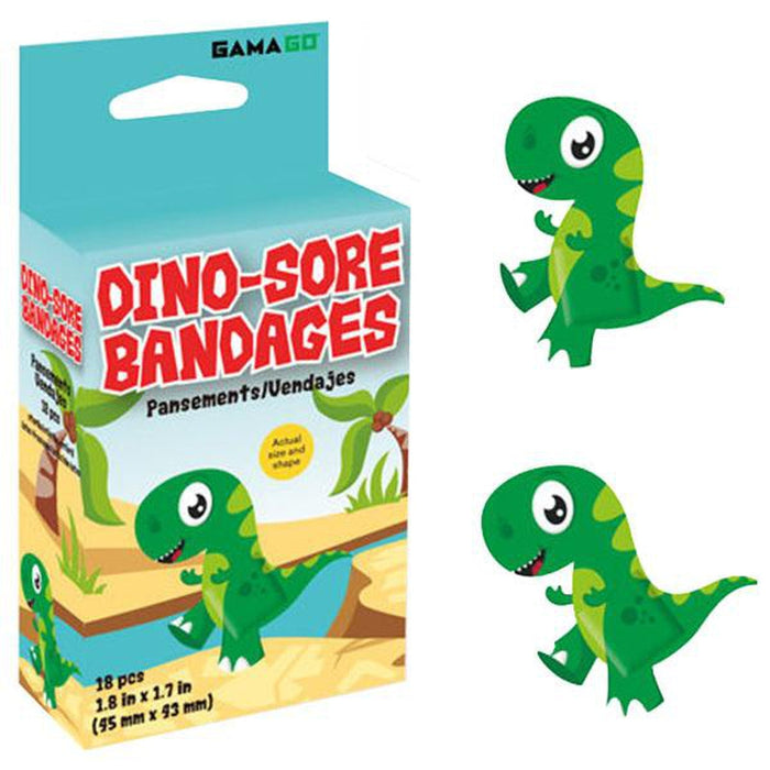 Dino-sore Dinosaur Bandages - Unique Gift by GamaGo