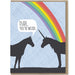 Dude, You're Weird Unicorn Birthday Card - Unique Gift by Modern Printed Matter