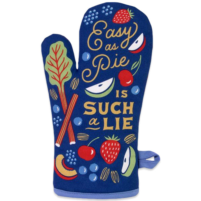 Easy As Pie Is Such A Lie Oven Mitt - Unique Gift by Blue Q