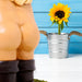 Flower Power Naughty Naked Garden Gnome - Unique Gift by Kwirkworks